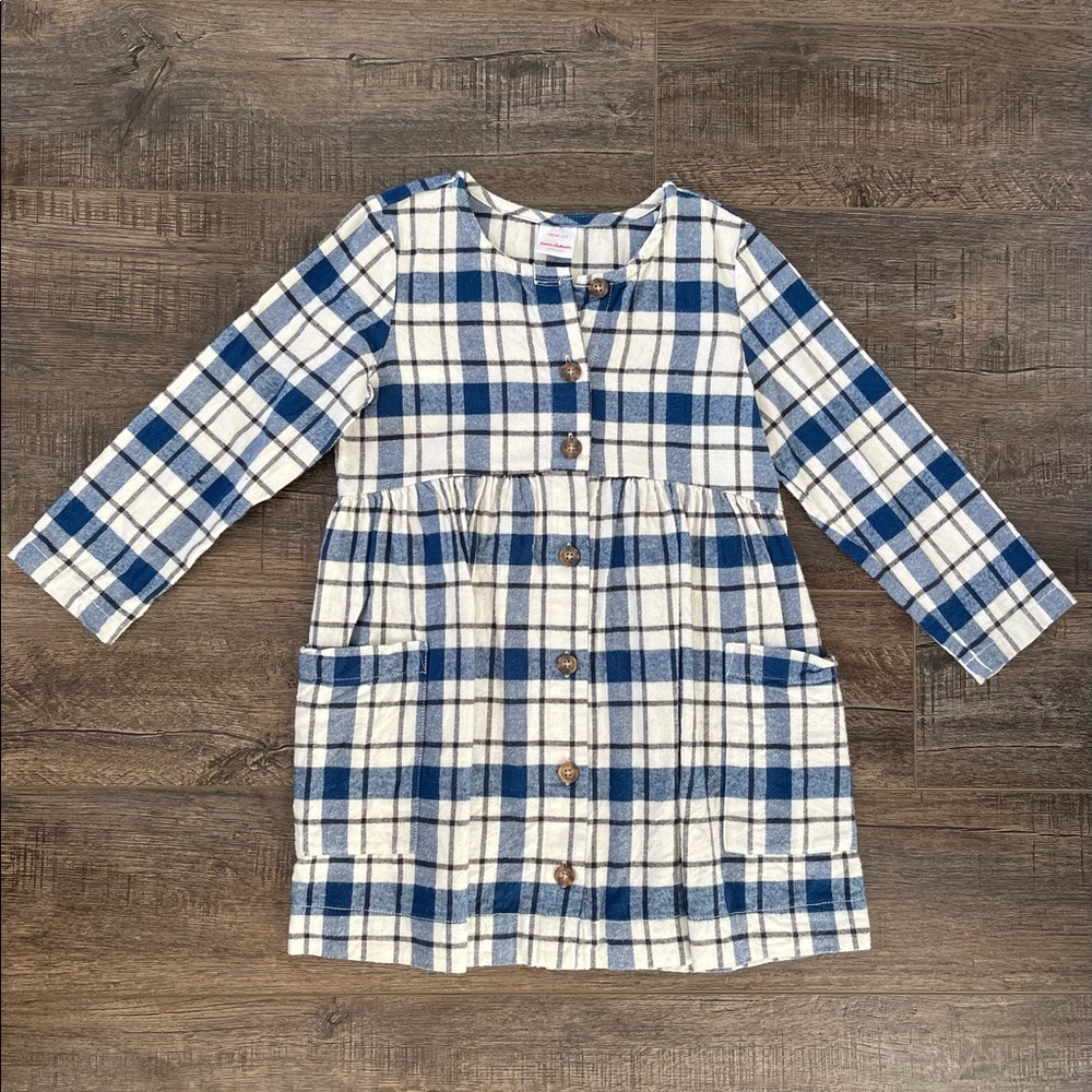 Mini Boden Flannel Dress - size 5-6 years